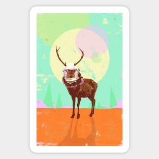 SPACE DEER Sticker